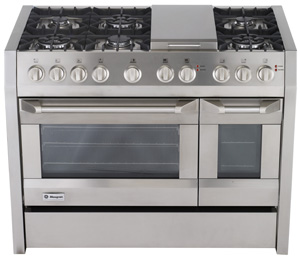 GE Monogram™ 48" Range Cooker with 6 Burners and Griddle 
